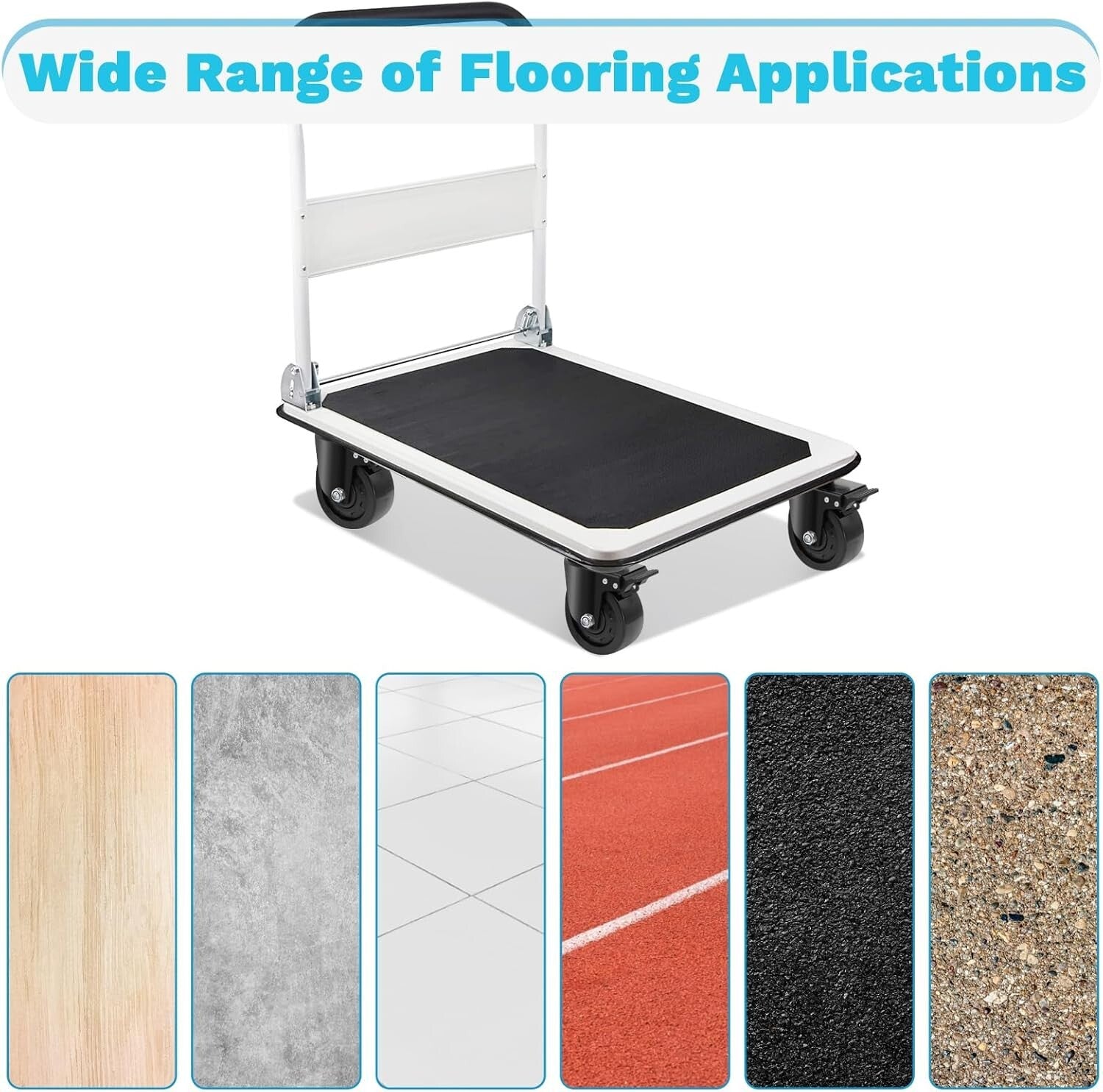 Premium 5-Inch Heavy Duty Casters with Lock - Ideal for Equipment & Machinery