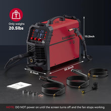 Load image into Gallery viewer, 250A 6-in-1 MIG Welder - Professional Aluminum Welding Machine with Accessories