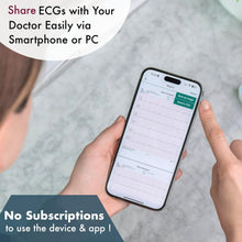 Load image into Gallery viewer, Portable ECG Device - Real-Time Heart Rate Monitor with No Subscription Needed