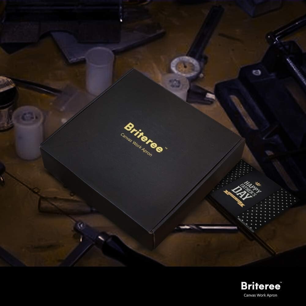 Adjustable Work Apron with 10 Pockets - Perfect Gift for DIY Enthusiasts