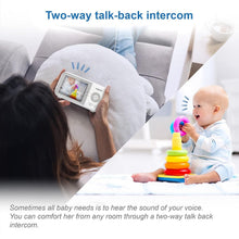 Load image into Gallery viewer, Pan-Tilt-Zoom Baby Monitor, 2.8” LCD Screen, Night Vision &amp; Temperature Sensor