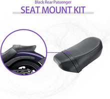 Load image into Gallery viewer, Comfort-Driven Black Rear Pillion Seat Pad for Kawasaki Vulcan S 650 (2015-2023)