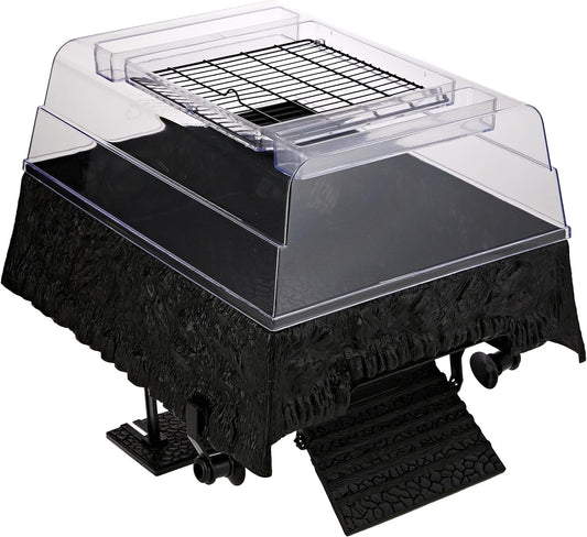 Reptology Black Turtle Topper: Innovative Basking Platform for Standard Tanks