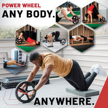 Load image into Gallery viewer, Full Body Functional Fitness Power Wheel - Strengthens Abs &amp; All Muscle Groups