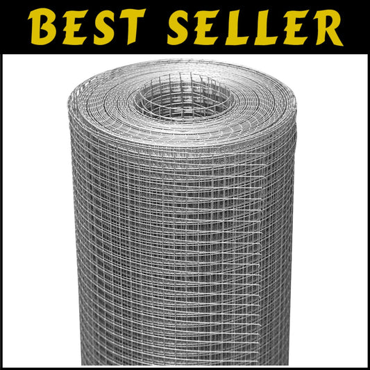 Premium 36''x50' Galvanized Wire Cloth Roll - Ideal for Chicken Coops & Gardens