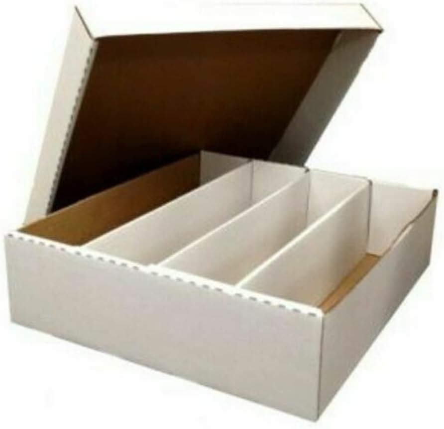 Effortless Card Organization: 8-Pack Storage Box Holds 3200 Trading Cards