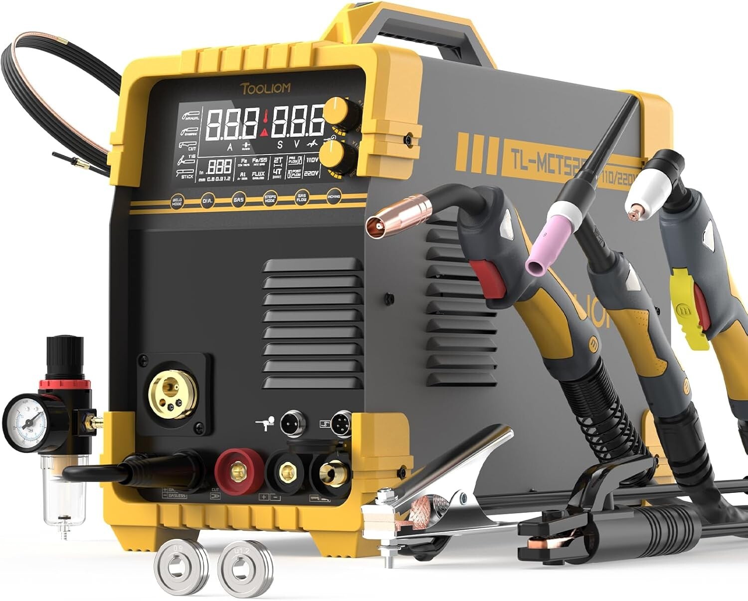 Versatile 5 in 1 Welding Machine with Spool Gun - Ideal for Aluminum Work
