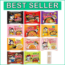Load image into Gallery viewer, Spicy Samyang Buldak Ramen Variety 11 Pack with Free Chopsticks - Gift Edition