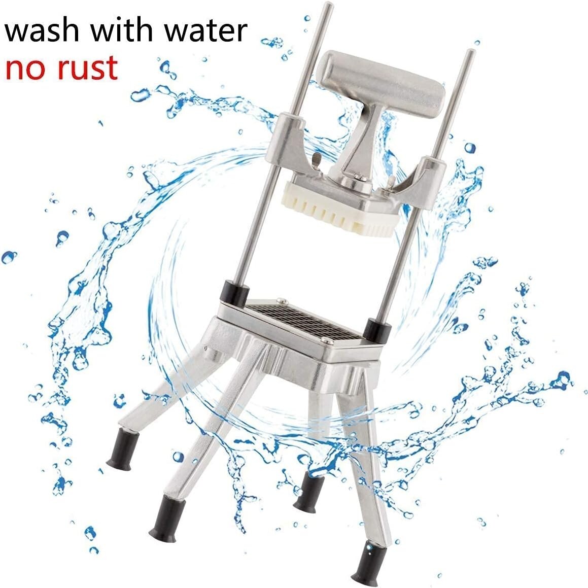 Durable Aluminum Vegetable Dicer with 3 Stainless Steel Blades - Chef’s Choice