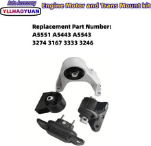 Load image into Gallery viewer, High-Quality Motor Mount Set (4) for 2011-2019 Dodge Journey, AWD 3.6L