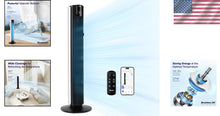 Load image into Gallery viewer, 26ft/s Smart Tower Fan - Wi-Fi Enabled with Remote Control &amp; App Integration