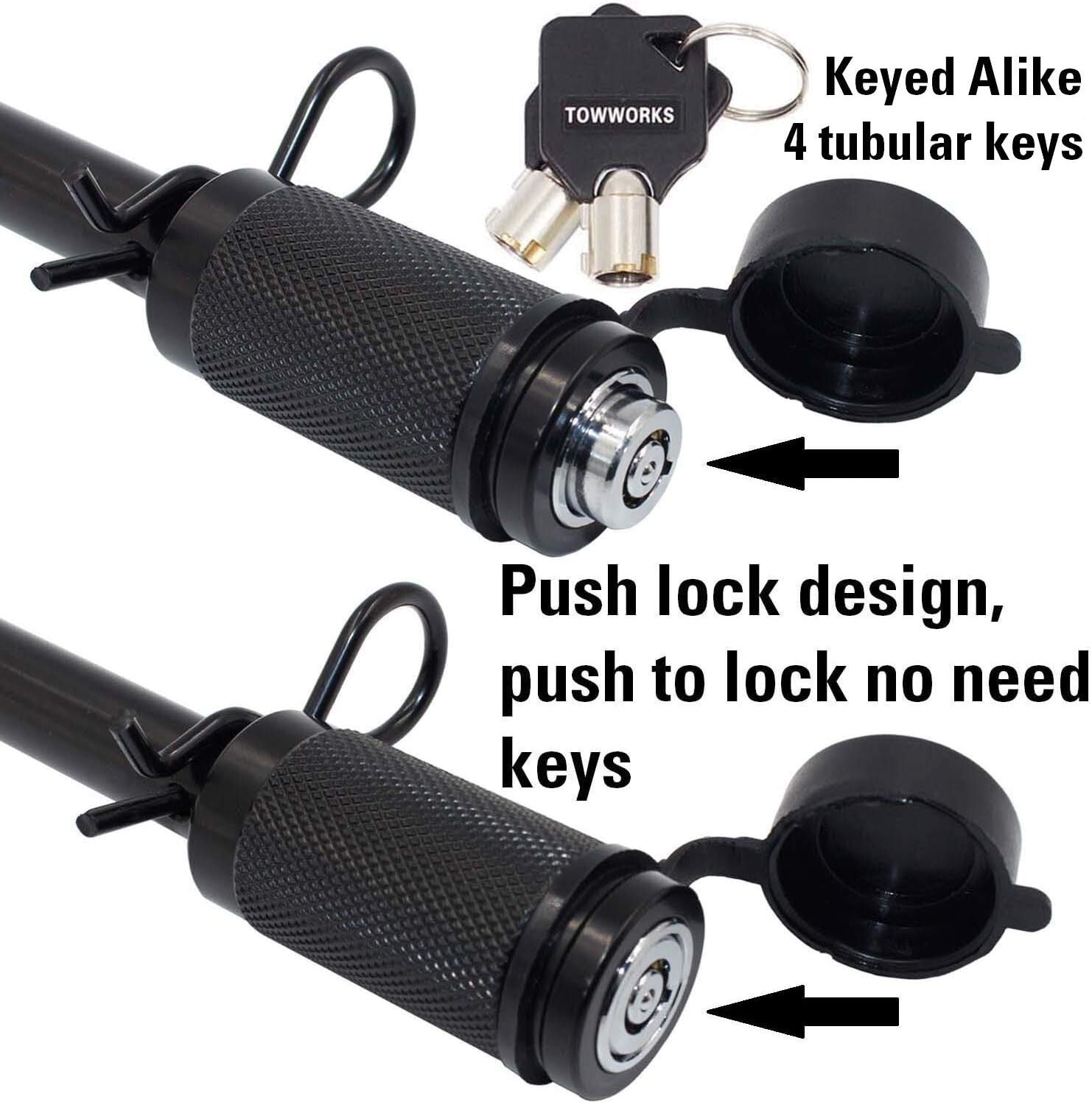 Durable Weather-Resistant Trailer Lock Set for Secure Towing Solutions
