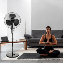 Load image into Gallery viewer, Remote-Controlled 18" Pedestal Fan with Timer, Adjustable Tilt, Whisper-Quiet