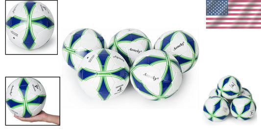 Durable Size 4 Soccer Ball and Pump Set - Ideal for Backyard and School Play
