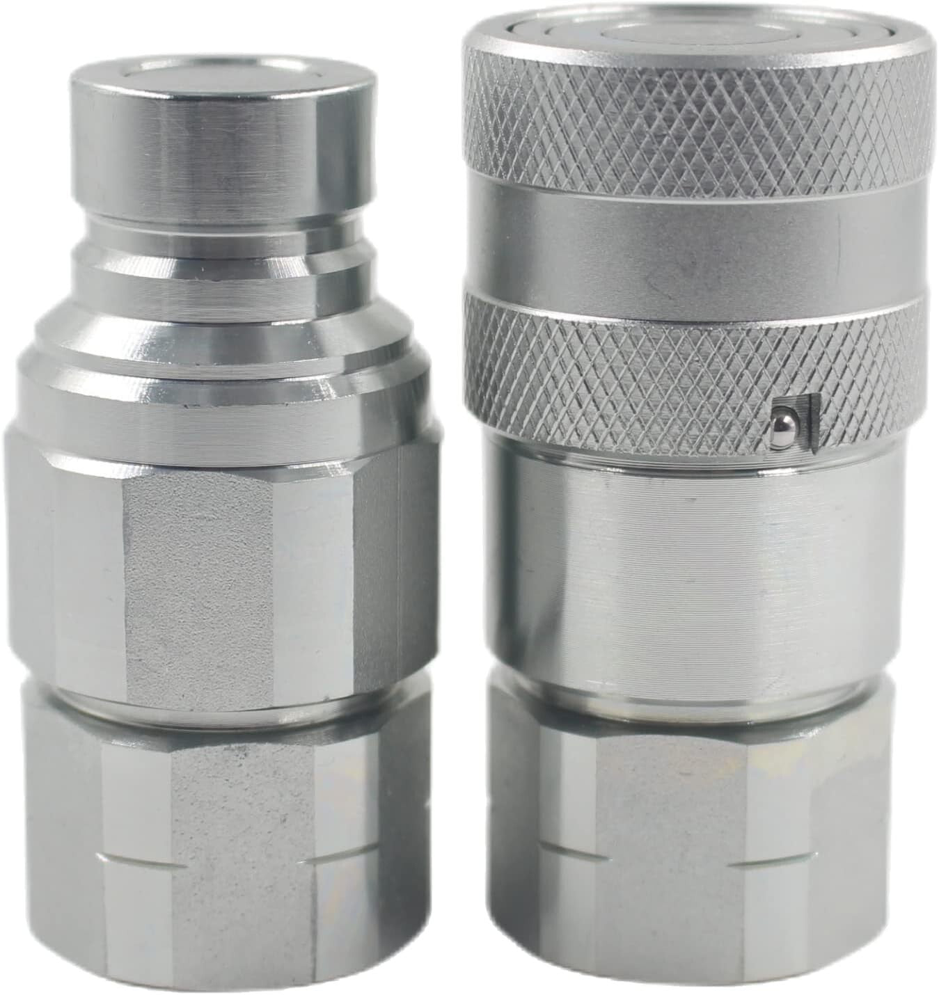 1/2" SAE-08 Heavy Duty Hydraulic Quick Connect Coupler for Skid Steer Equipment