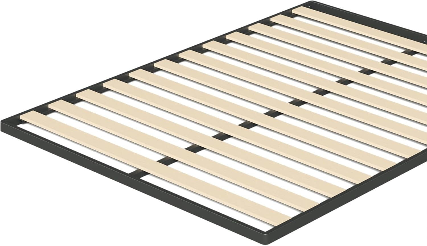 Easy Assembly Full Size Wood Slat Bunkie Board for Noise-Free Mattress Support