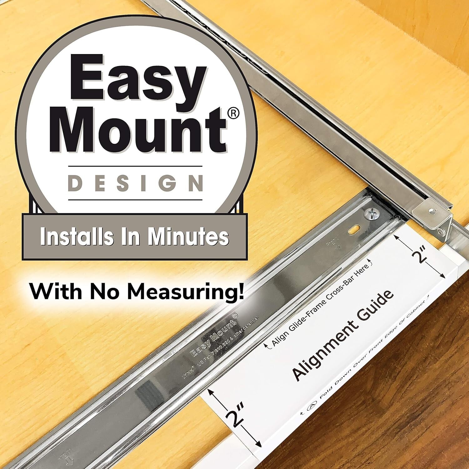 Professional Quality Pull-Out Organizer with Chrome Finish for Kitchen Cabinets