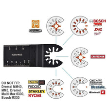 Load image into Gallery viewer, Durable Quick-Release Oscillating Multitool Blades Compatible with Most Brands