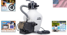 Load image into Gallery viewer, Portable 14-Inch Sand Filter with Timer - Complete Above Ground Pool Solution