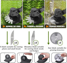 Load image into Gallery viewer, Lightweight 21V Cordless Grass Trimmer with Adjustable Pole for Perfect Yards