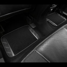 Load image into Gallery viewer, Carbon Fiber Black Steering Wheel Cover &amp; Waterproof Car Mats for All Vehicles