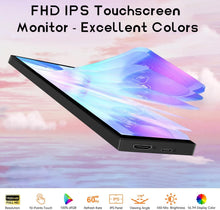 Load image into Gallery viewer, Multi-Function Touchscreen Monitor - 8.8" IPS Display for Gaming &amp; Monitoring