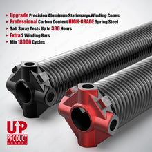 Load image into Gallery viewer, Coated Carbon Steel Torsion Springs with Winding Bars - Garage Door Enhancements