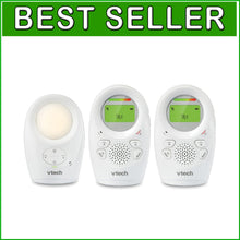 Load image into Gallery viewer, 1,500 ft Enhanced Range Baby Monitor with Vibrating Alert &amp; Soothing Night Light