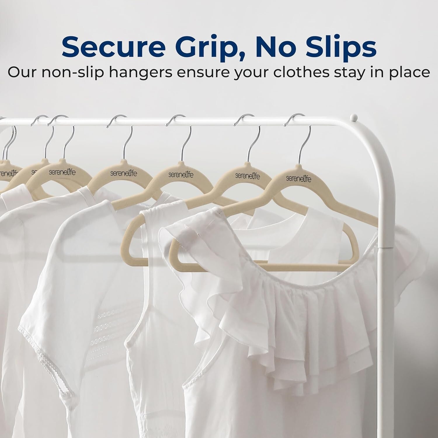 Durable 50-Pack Velvet Hangers - Lightweight & Slim Design for Closet Elegance