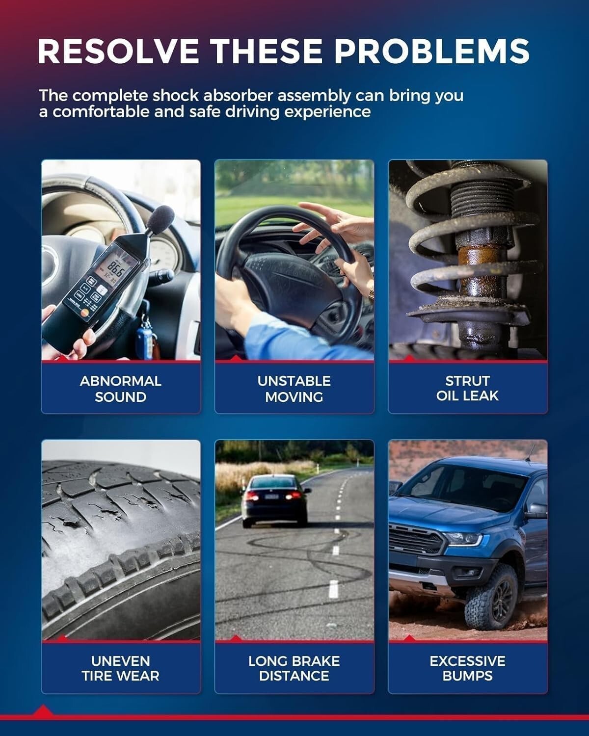 Front Strut & Coil Spring Set (272276/272275) for RAV4 2006-2012 - Easy Install