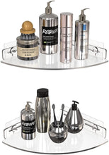 Load image into Gallery viewer, Functional Space-Saving Corner Shelves Set - No-Drill Adhesive Shower Organizer
