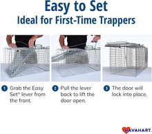 Load image into Gallery viewer, Humane Easy Set 1-Door Animal Trap for Squirrels and Rabbits - Compact Design