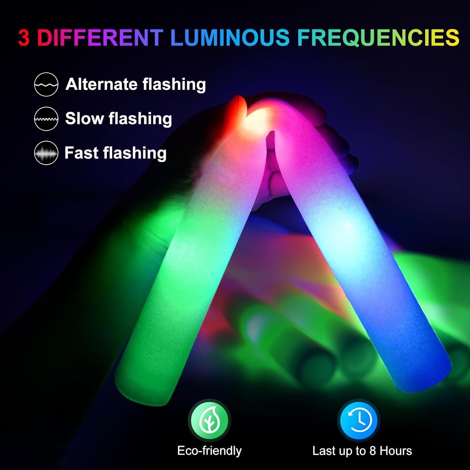 168 PCS Ultra-Bright Glow Sticks Pack for Parties, Weddings & Halloween Fun