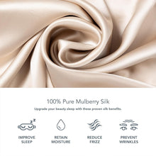 Load image into Gallery viewer, Ultra-Soft King Size Mulberry Silk Pillowcase - Wrinkle Resistant &amp; Breathable