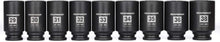 Load image into Gallery viewer, Professional 1/2-Inch Drive Deep Impact Socket Set - 9pcs, 29mm to 38mm Size