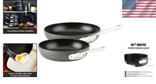 Load image into Gallery viewer, HA1 Nonstick Fry Pan Set - 2-Piece 8 &amp; 10 Inch Induction Compatible Cookware