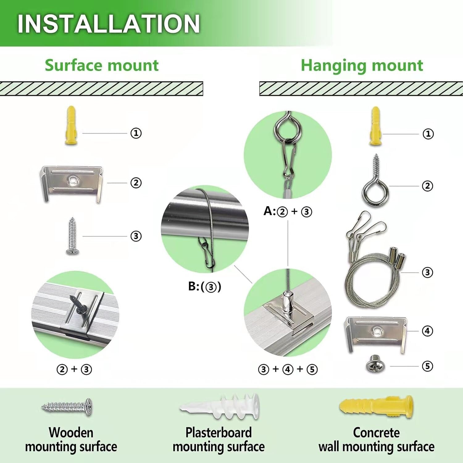 8-Pack 4FT LED Shop Lights - 50W, 7550LM - Daylight White for Garage & Workshop