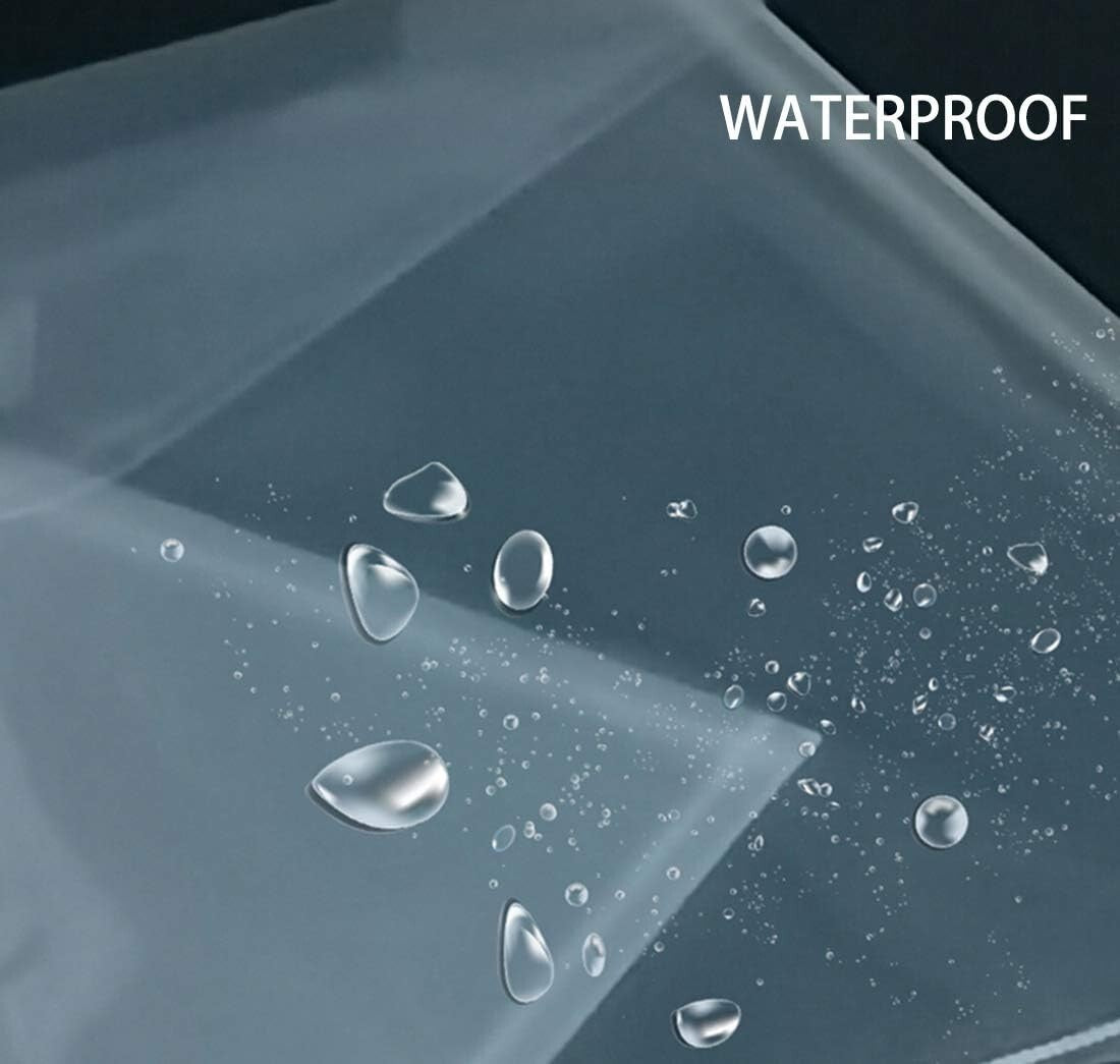 Waterproof 100-Pack A7 Organizer Envelopes with Hook and Loop for Secure Storage