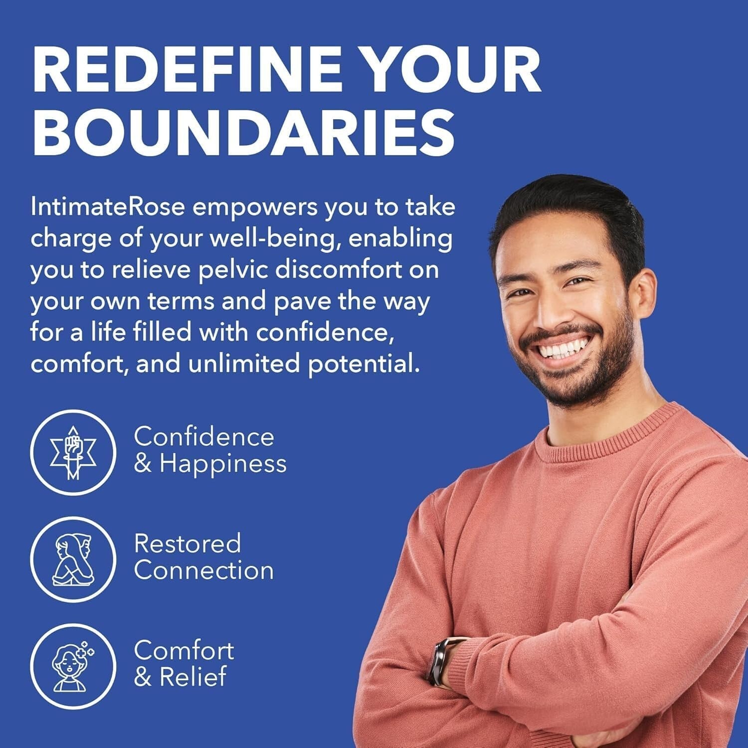 Vibrating Pelvic Wand for Pain Relief - Doctor-Designed Therapy for Men & Women