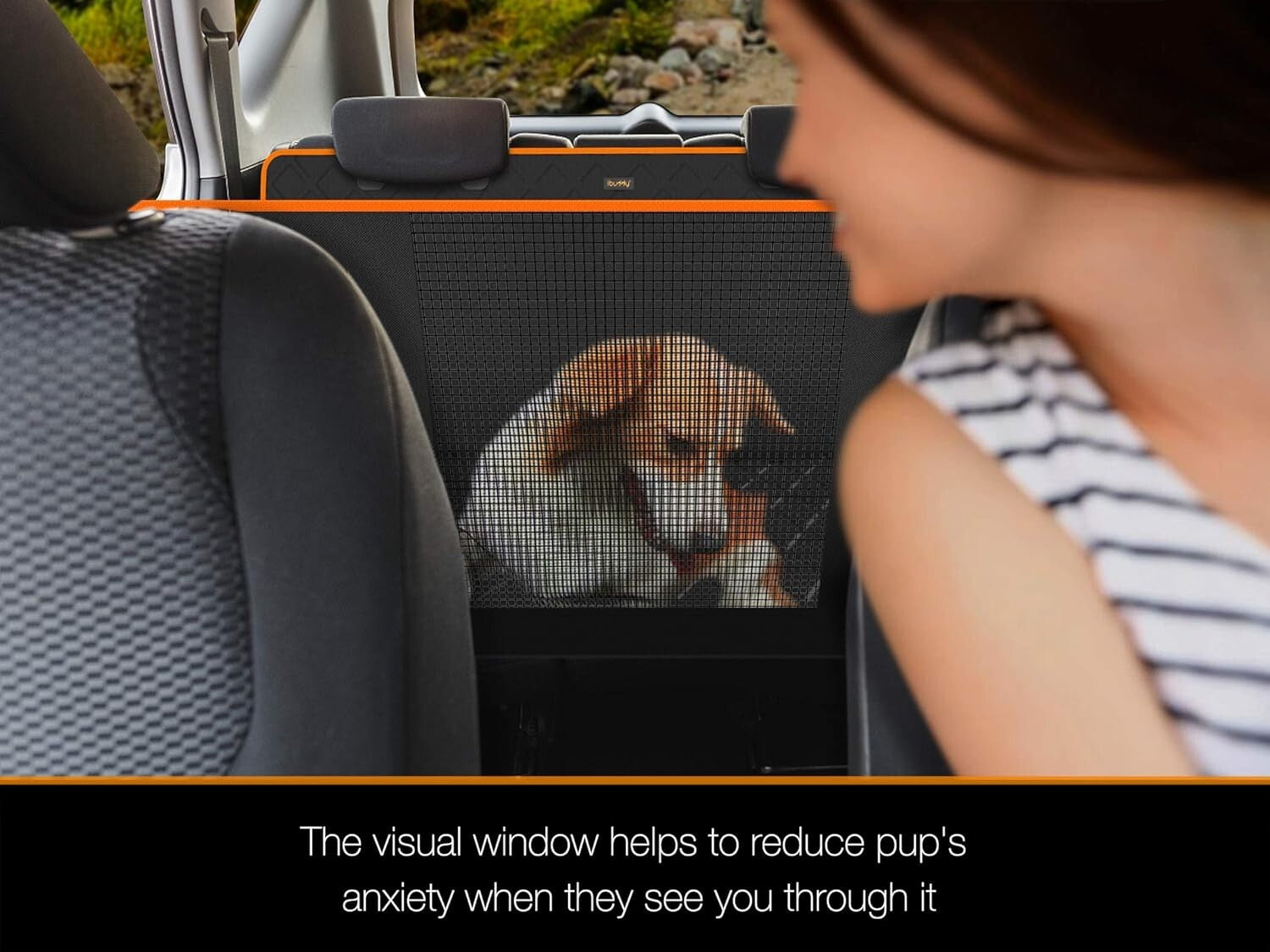 Universal Fit XXL Dog Back Seat Cover for Trucks - Hammock, Waterproof, Black