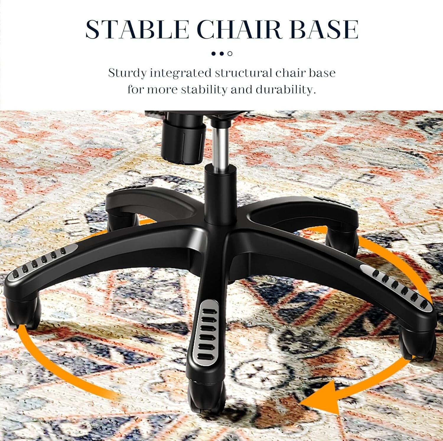 Comfortable Swivel High Back Desk Chair with Tilt Lock - Perfect for Long Hours