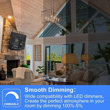 Load image into Gallery viewer, Dimmable Soft White LED Bulbs B10, 60W Equivalent - Elegant Chandelier Lighting