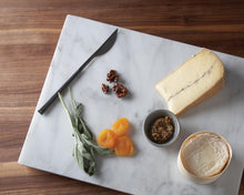 Load image into Gallery viewer, Elegant White Marble Pastry Board 16x20 - Ideal Baking Surface for Pastries