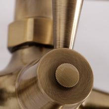 Load image into Gallery viewer, Solid Brass 6" Adjustable Vintage Wall-Mount Tub Faucet - Antique Elegance