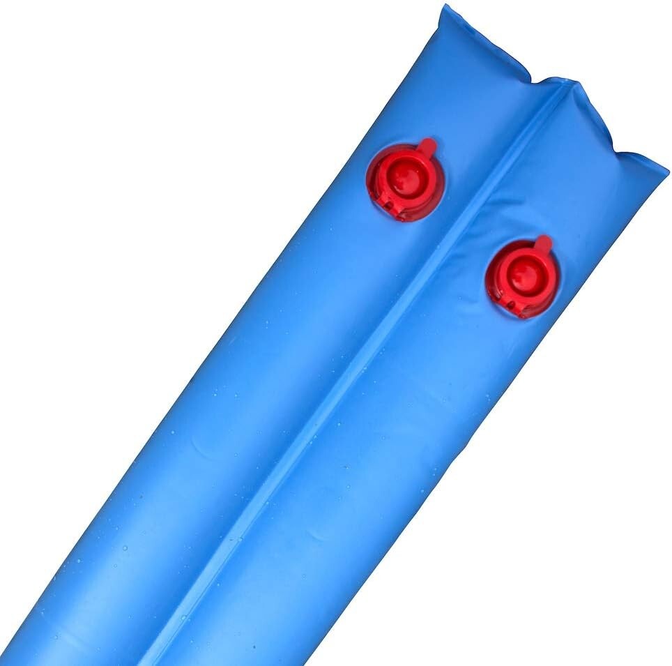 Heavy-Duty 10-Pack Pool Cover Water Bags, 8 ft. Double Chamber for Winter Safety