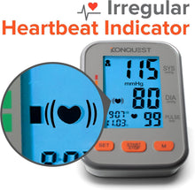 Load image into Gallery viewer, Automatic Upper Arm Blood Pressure Monitor with Extra Large Cuff &amp; LCD Display