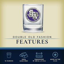 Load image into Gallery viewer, Stephen F. Austin University 14 oz Pewter Old Fashion Rocks Glass - Unique Gift