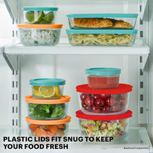 Load image into Gallery viewer, Versatile 9-Piece Glass Storage Set - Microwave &amp; Dishwasher Safe, Includes Lids