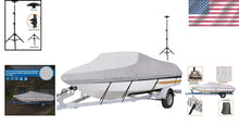 Load image into Gallery viewer, Durable UV Resistant Boat Cover 17'-19' - Fits Fishing, Ski, and Runabout Boats