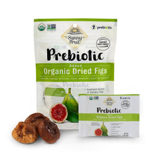 Load image into Gallery viewer, Delicious Sun-Dried Organic Figs with Chicory Fiber - 5 Convenient Snack Packs